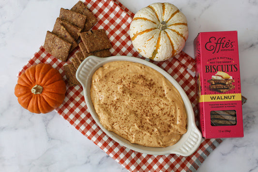 Walnut Biscuit Pumpkin Pie Dip