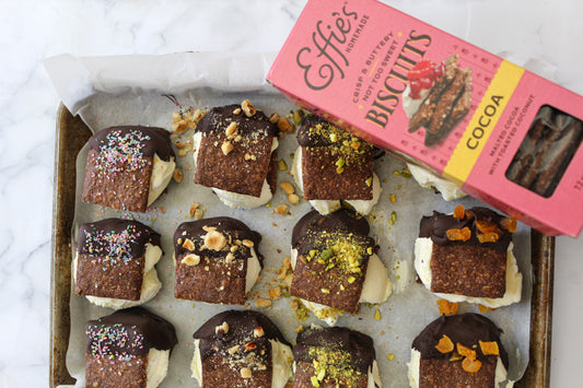 Chocolate Dipped Ice Cream Sandwiches