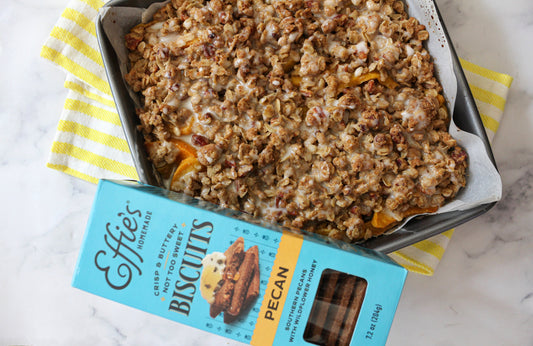 Peach Pecan Crumble Bars