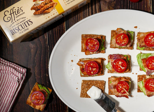 Gruyere Biscuit BLT Bites