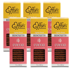 Effie's Homemade Cocoa Biscuits 6 Pack