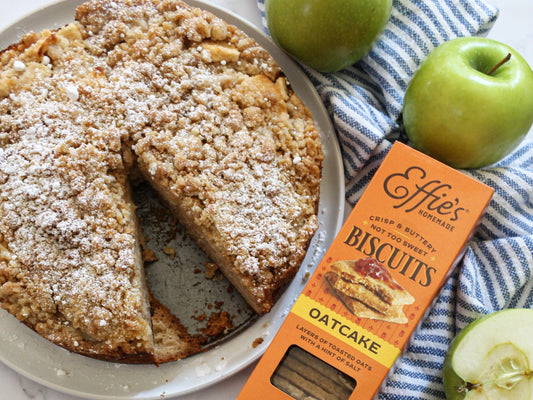 Irish Apple Cake with an Oatcake Streusel