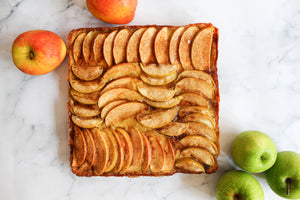 Apple & Almond Biscuit Bars