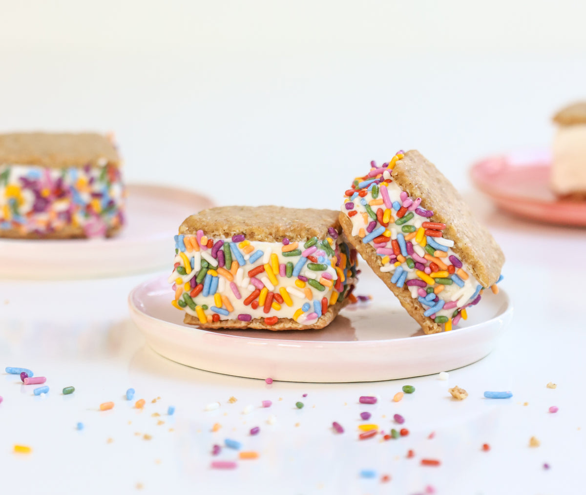 Oatcake Ice Cream Sandwiches