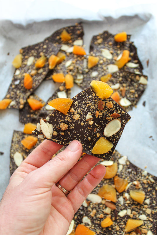 Almond Biscuit Chocolate Bark