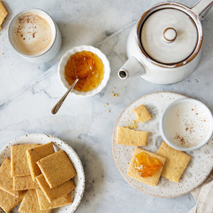 Corn Biscuits & Chai Tea Latte