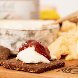 Cocoa Biscuit & Blake Hill Raspberry Mostarda