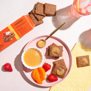 Lemon Curd & Ginger Biscuits