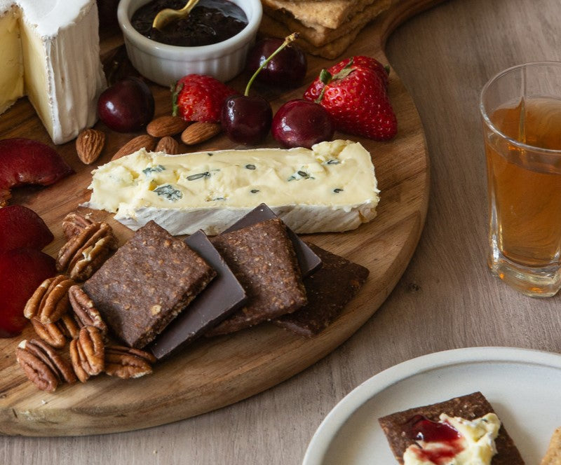 Cocoa Biscuits, Chocolate & Blue Cheese