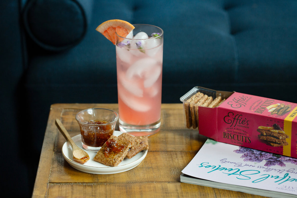 Walnut Biscuit & Grapefruit Fizz