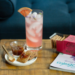 Walnut Biscuit & Grapefruit Fizz