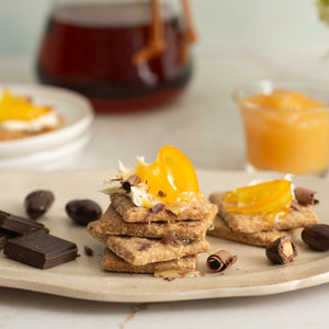 Hazelnut Biscuits with Dark Chocolate & Mascarpone