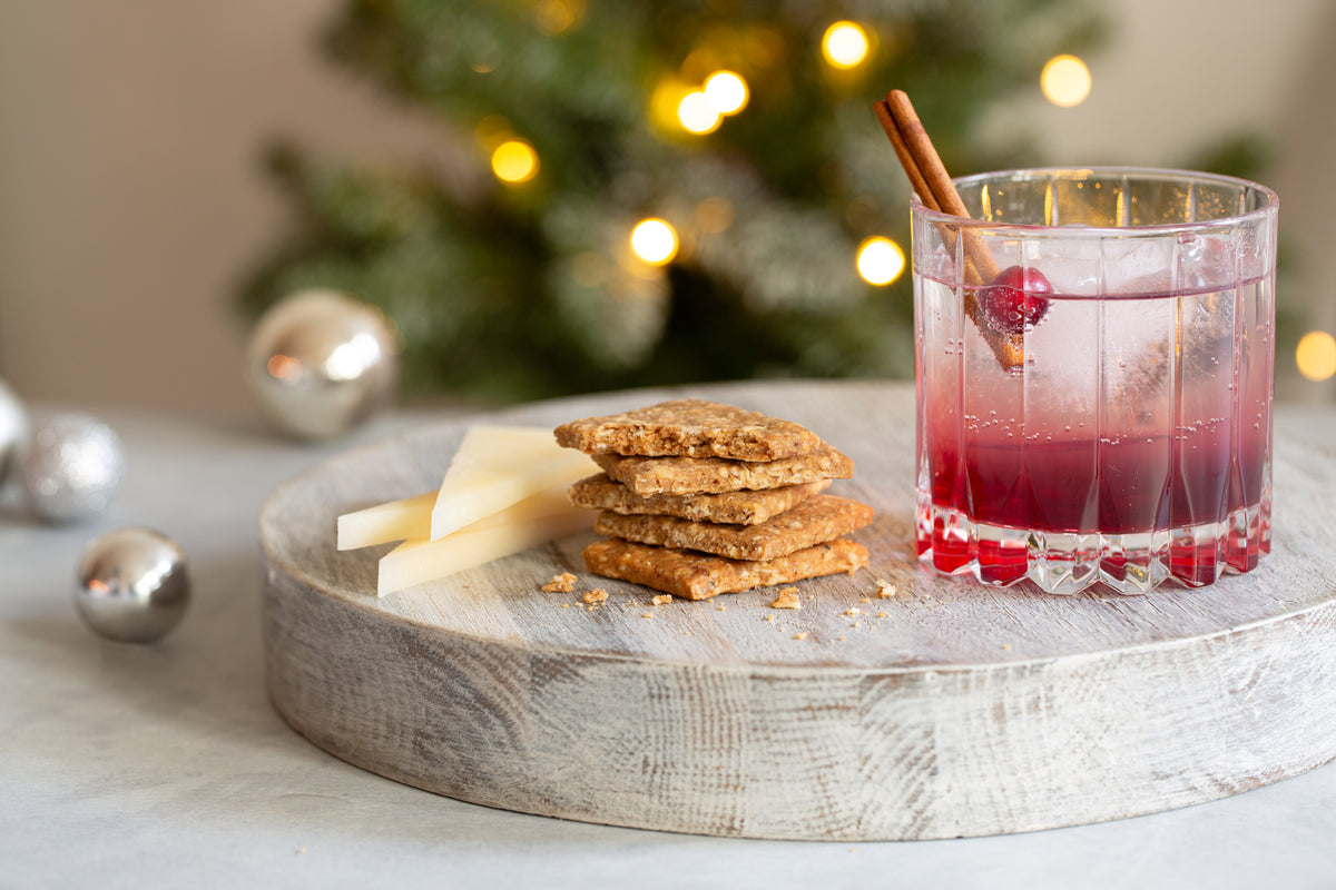 Gruyère Biscuits with Holiday Mule