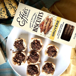 Mushroom Tartlet With Gruyere Biscuit Topping