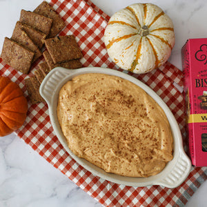 Walnut Biscuit Pumpkin Pie Dip