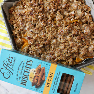 Peach Pecan Crumble Bars