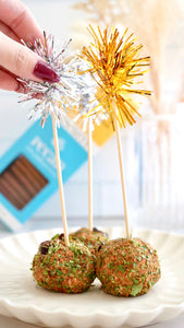 Goat Cheese Truffles with Pecan Biscuits