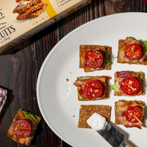 Gruyere Biscuit BLT Bites