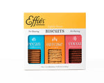 3-Pack Sampler featuring Oatcakes, Pecan Biscuits and Cocoa Biscuits